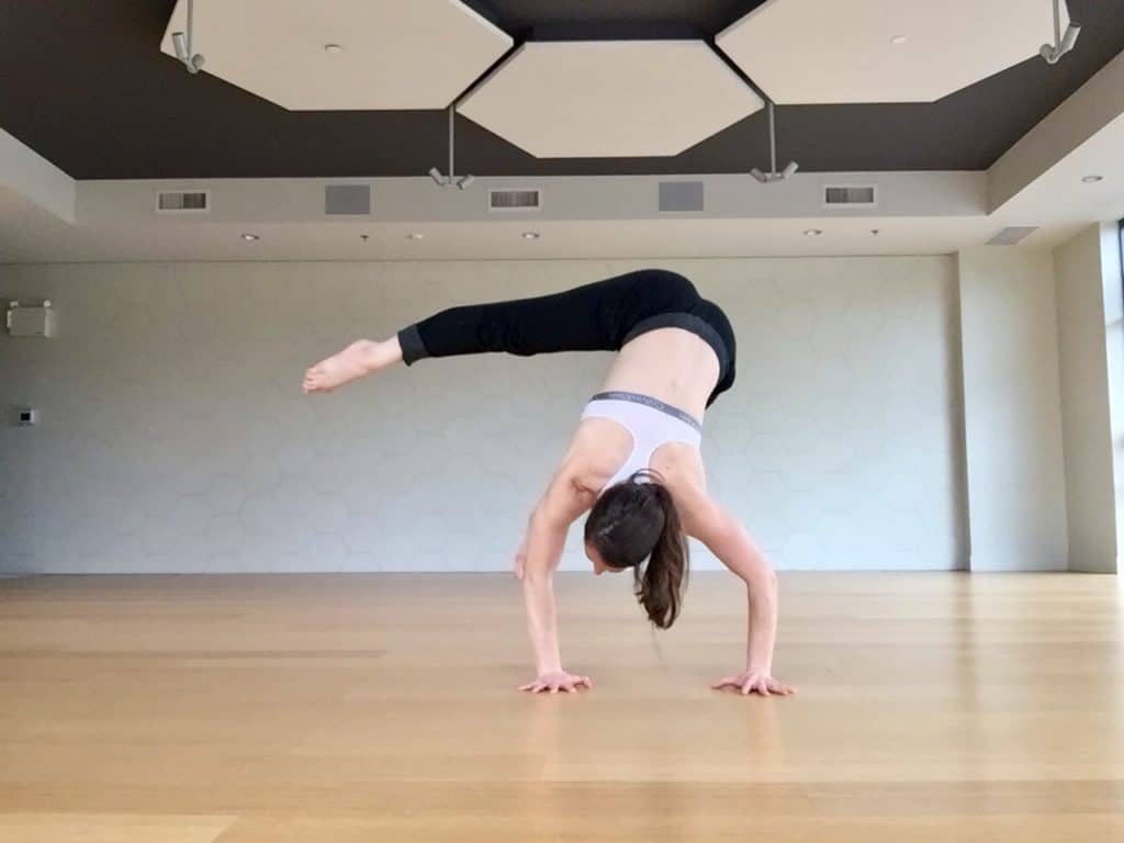yoga handstand